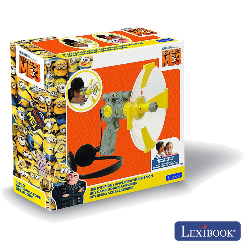 Pistola De Espionagem P/ Capturar Sons Minions Lexibook Pistola De Espionagem P/ Capturar Sons Minions Lexibook - (RPDES008)